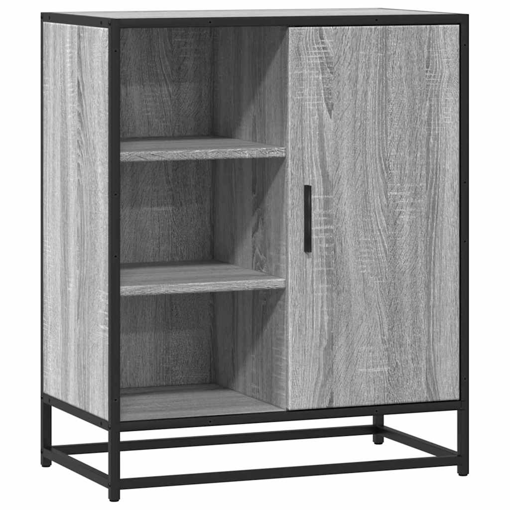 Skjenk grå sonoma 62x35x76 cm konstruert tre