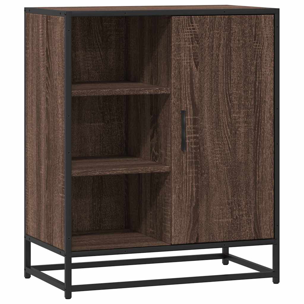 Skjenk brun eik 62x35x76 cm konstruert tre