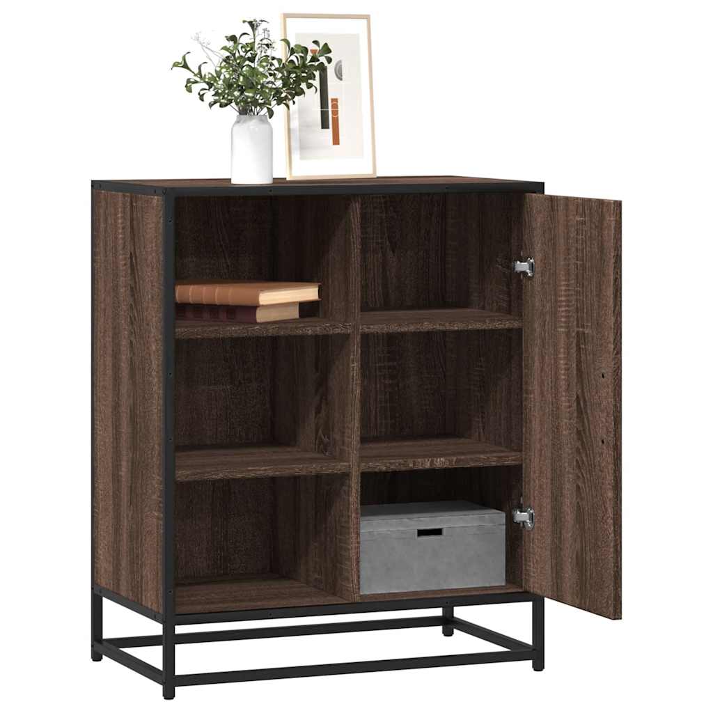 Skjenk brun eik 62x35x76 cm konstruert tre