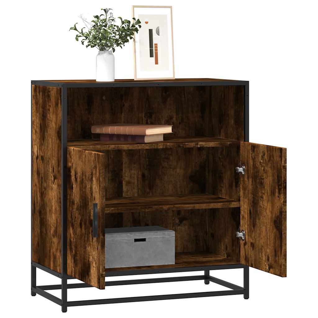 Skjenk røkt eik 68x35x76 cm konstruert tre