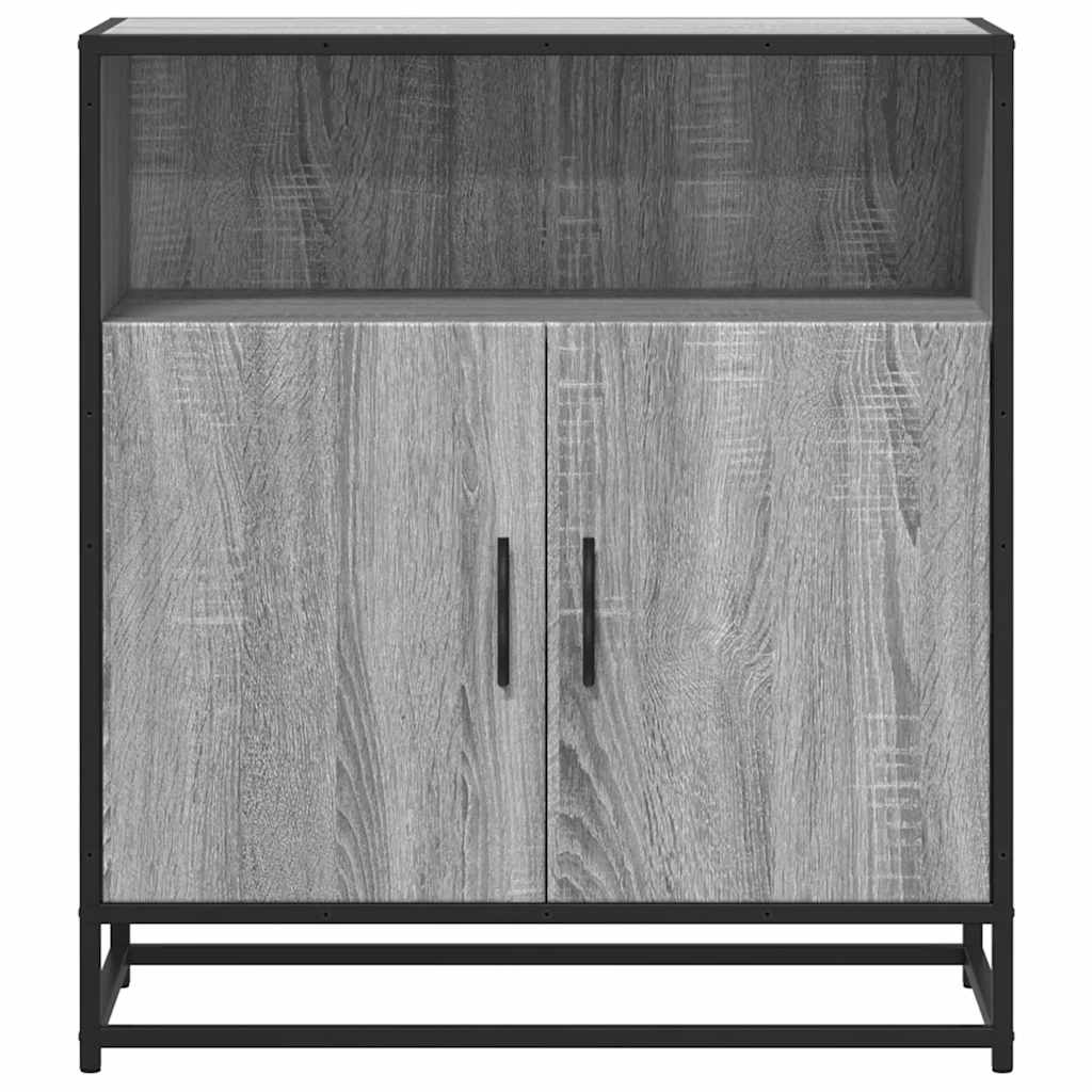 Skjenk grå sonoma 68x35x76 cm konstruert tre