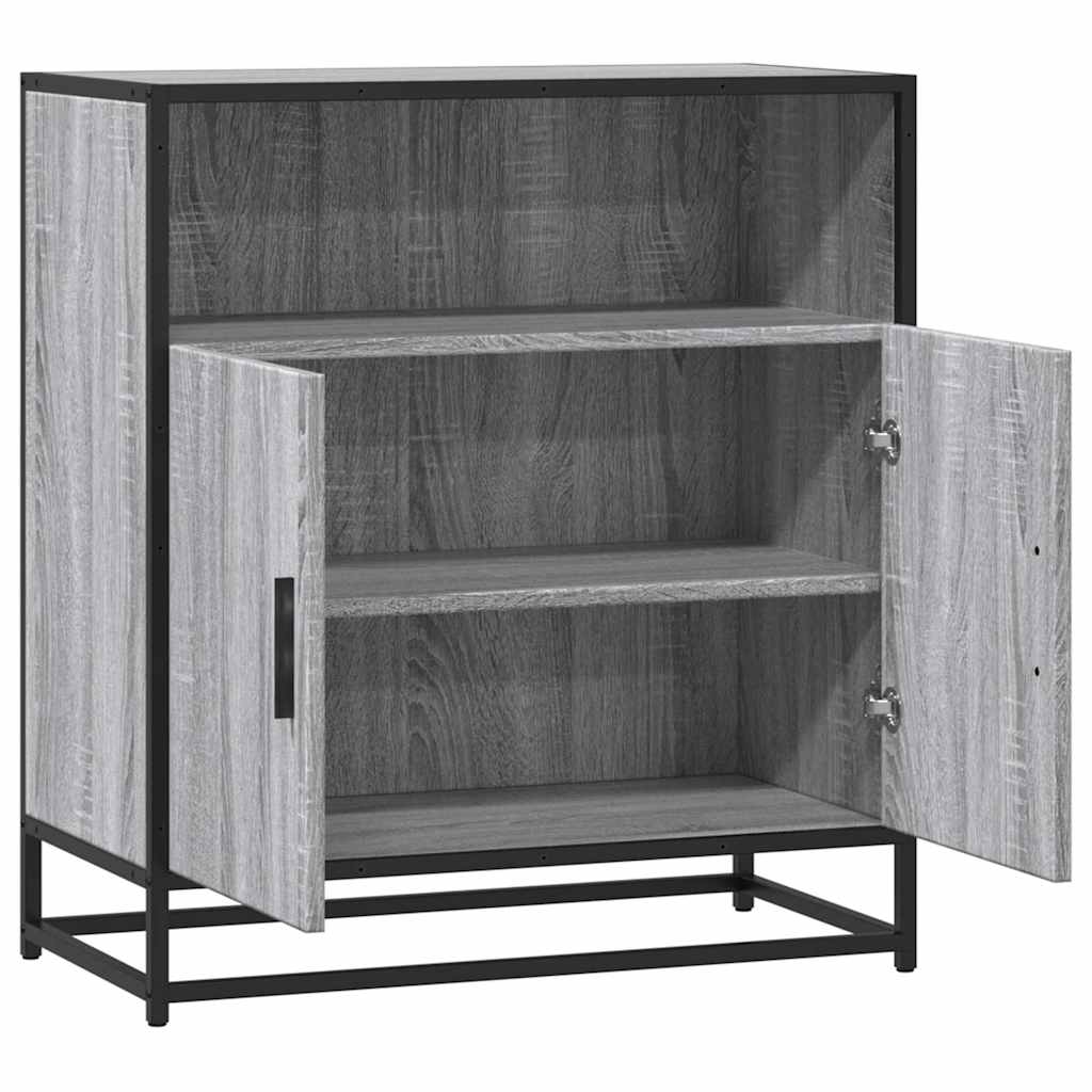 Skjenk grå sonoma 68x35x76 cm konstruert tre