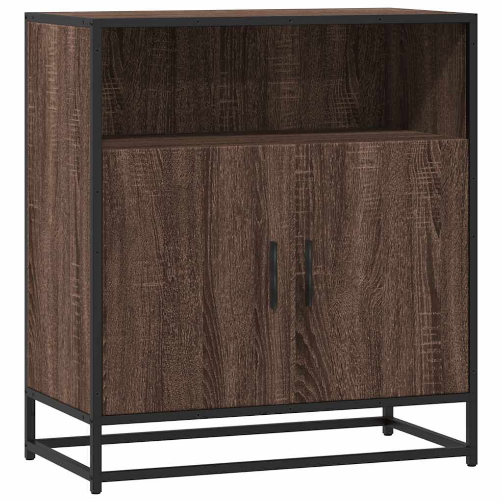 Skjenk brun eik 68x35x76 cm konstruert tre