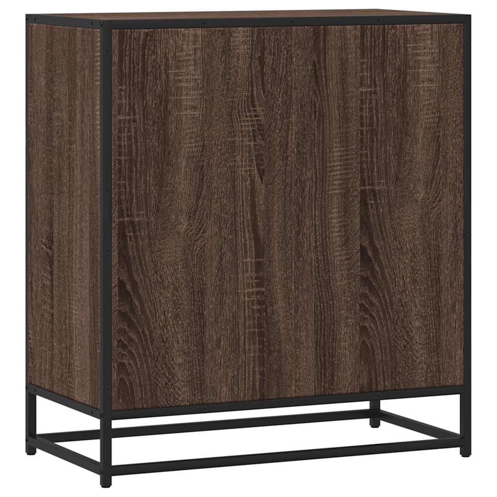 Skjenk brun eik 68x35x76 cm konstruert tre