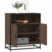 Skjenk brun eik 68x35x76 cm konstruert tre