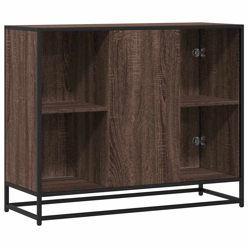 Skjenk brun eik 92x35x76 cm konstruert tre