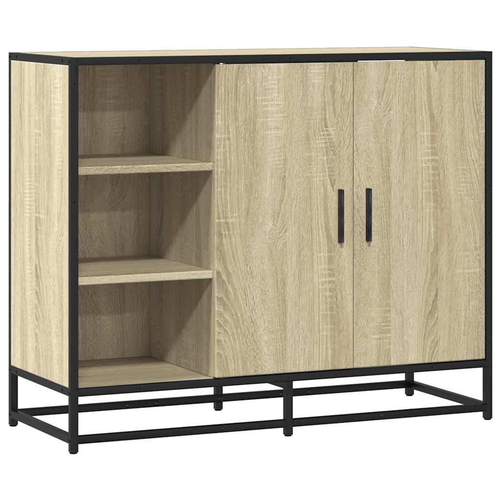 Skjenk sonoma eik 92x35x76 cm konstruert tre