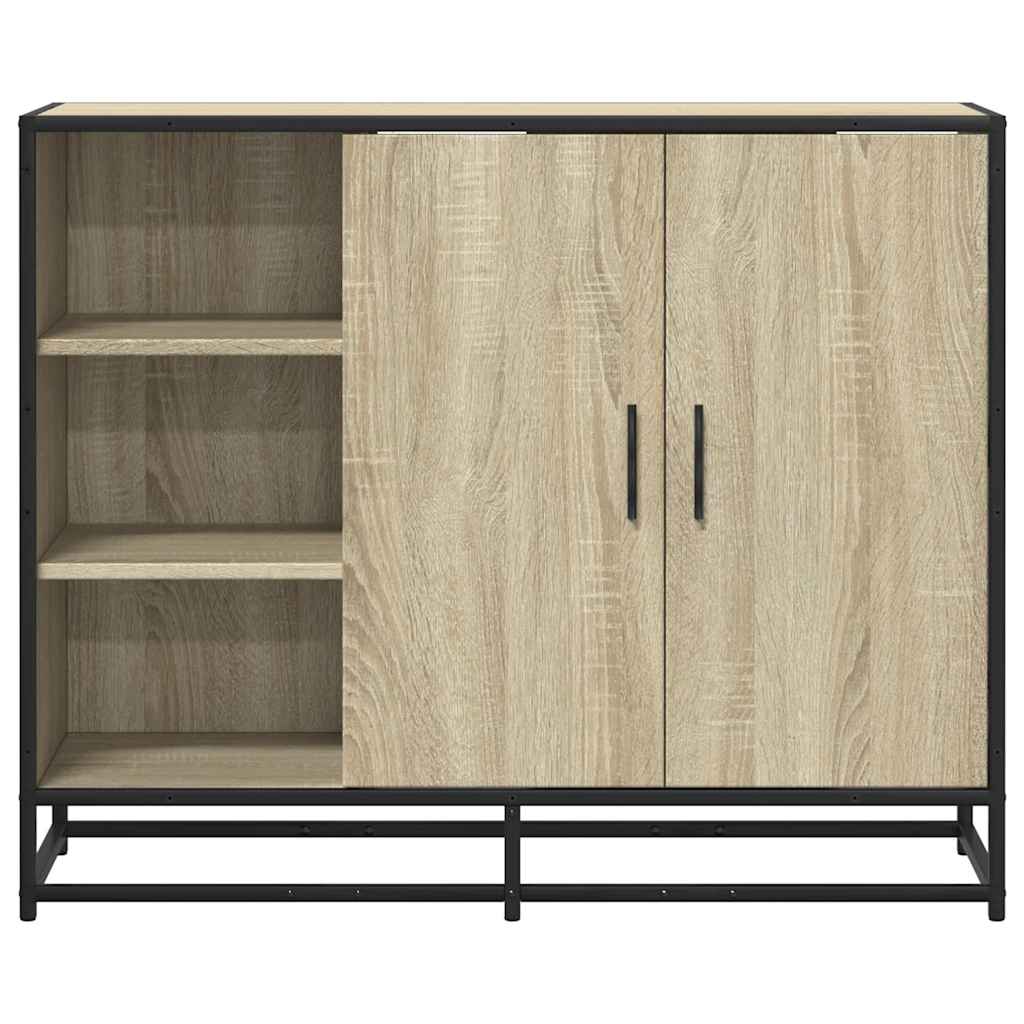 Skjenk sonoma eik 92x35x76 cm konstruert tre
