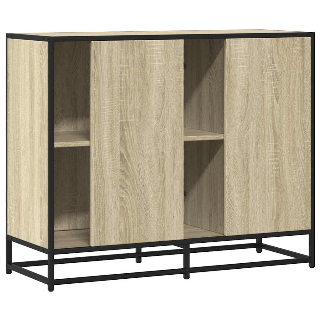 Skjenk sonoma eik 92x35x76 cm konstruert tre