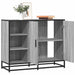 Skjenk grå sonoma eik 92x35x76 cm konstruert tre