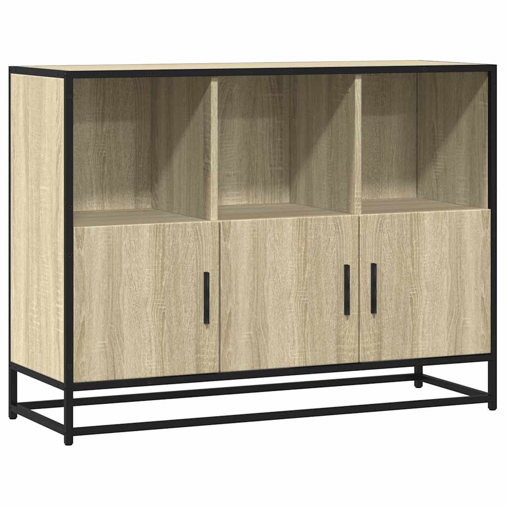 Skjenk sonoma eik 100x35x76 cm konstruert tre
