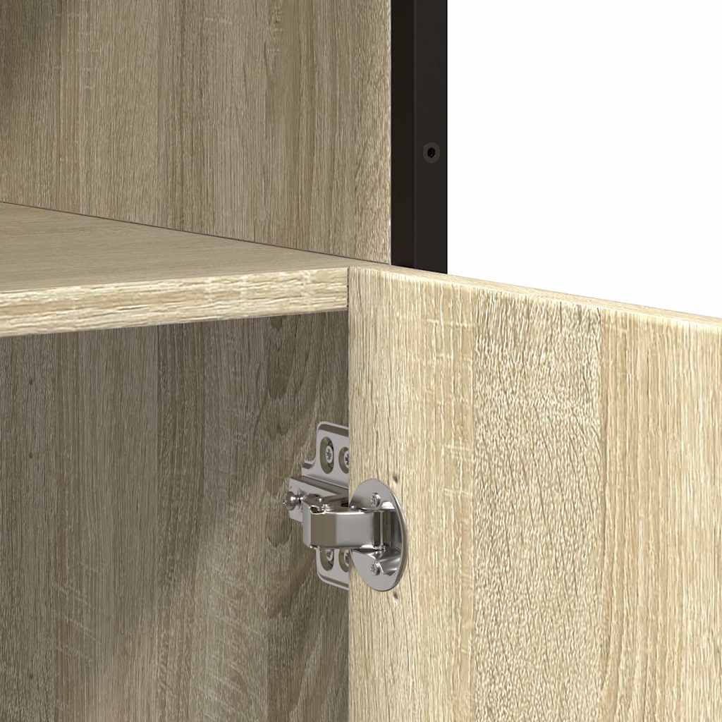 Skjenk sonoma eik 100x35x76 cm konstruert tre