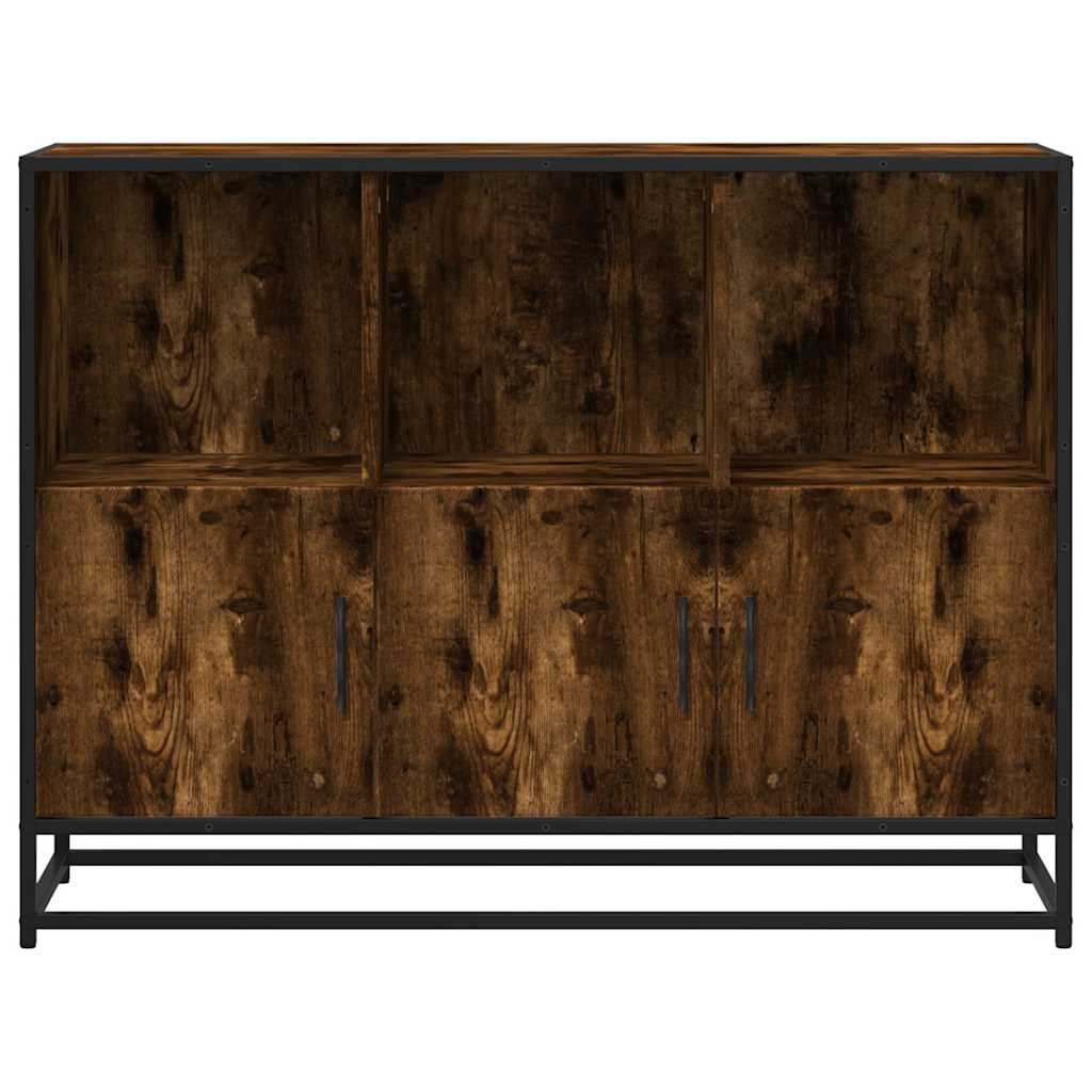 Skjenk røkt eik 100x35x76 cm konstruert tre