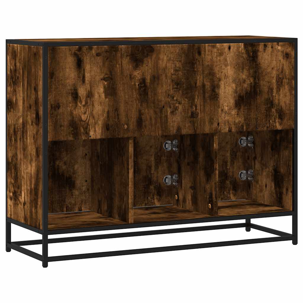 Skjenk røkt eik 100x35x76 cm konstruert tre