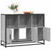 Skjenk grå sonoma 100x35x76 cm konstruert tre