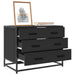Kommode svart 70x41x56 cm konstruert tre