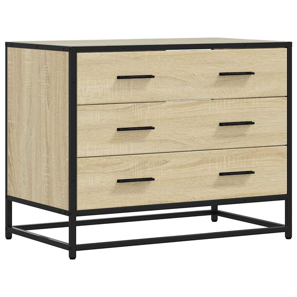 Kommode sonoma eik 70x41x56 cm konstruert tre