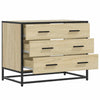 Kommode sonoma eik 70x41x56 cm konstruert tre