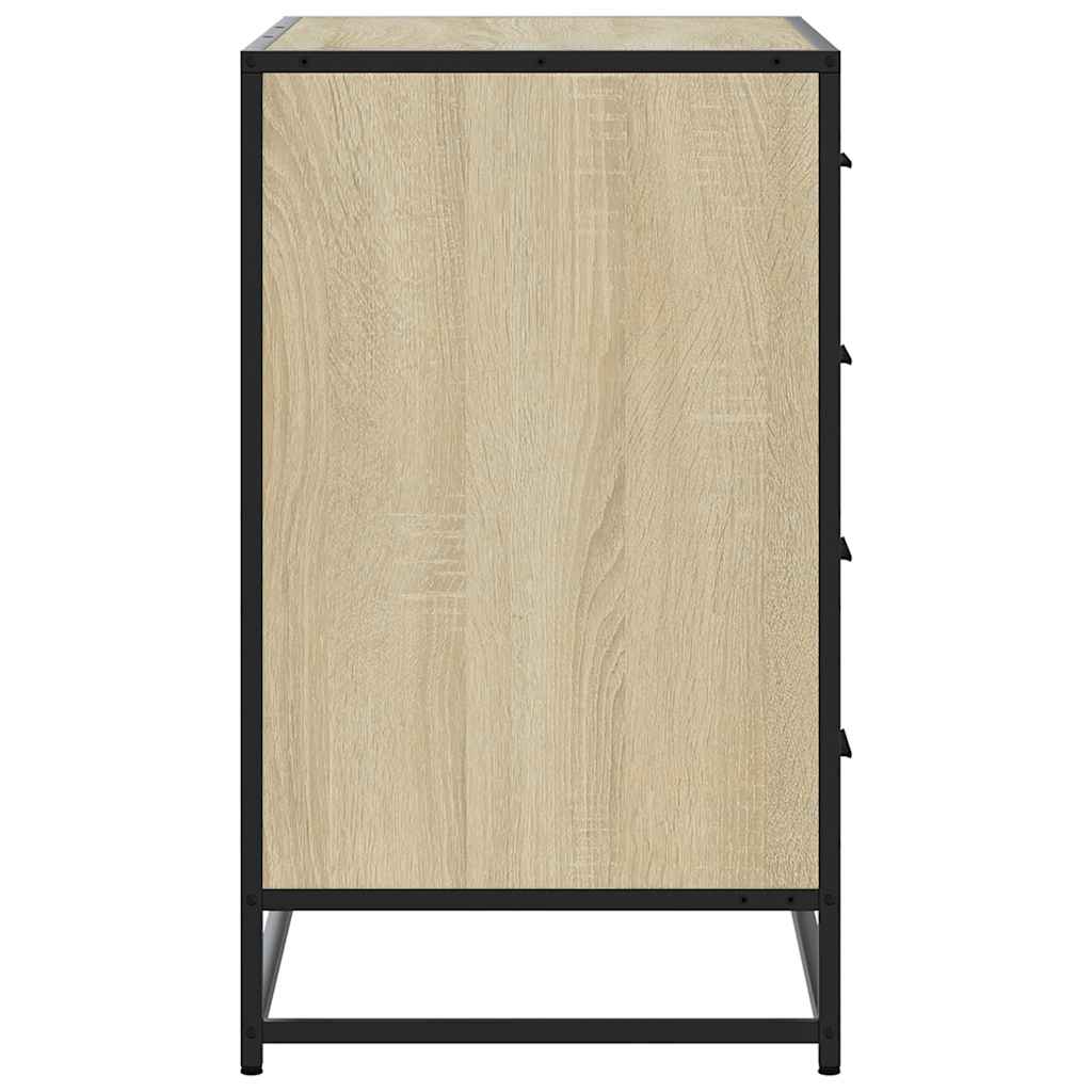 Kommode sonoma eik 70x41x70 cm konstruert tre