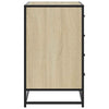 Kommode sonoma eik 70x41x70 cm konstruert tre