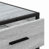 Kommode grå sonoma 70x41x70 cm konstruert tre