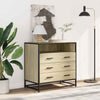 Kommode sonoma eik 70x41x70 cm konstruert tre