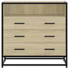 Kommode sonoma eik 70x41x70 cm konstruert tre