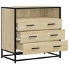 Kommode sonoma eik 70x41x70 cm konstruert tre