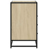 Kommode sonoma eik 70x41x70 cm konstruert tre
