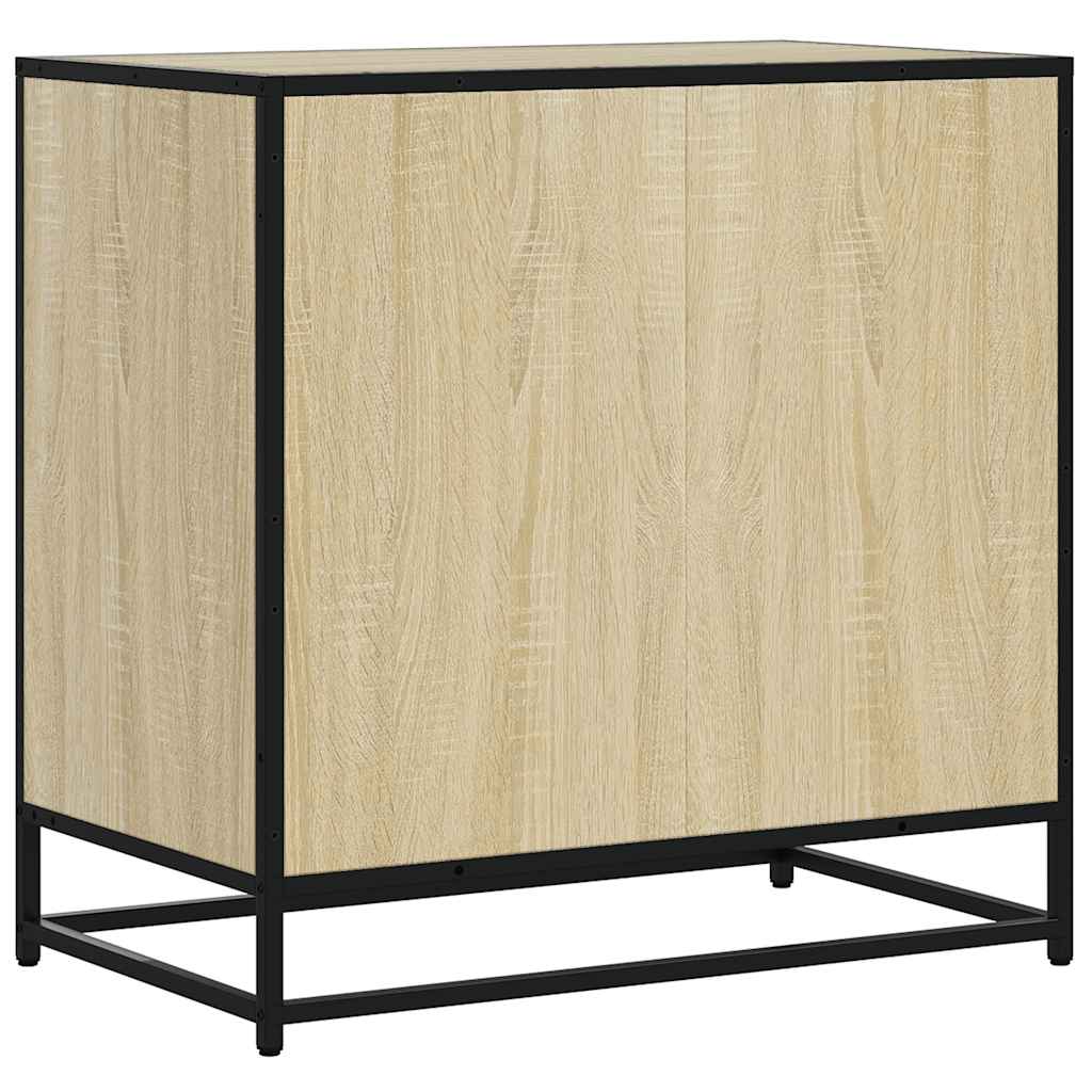 Kommode sonoma eik 70x41x70 cm konstruert tre