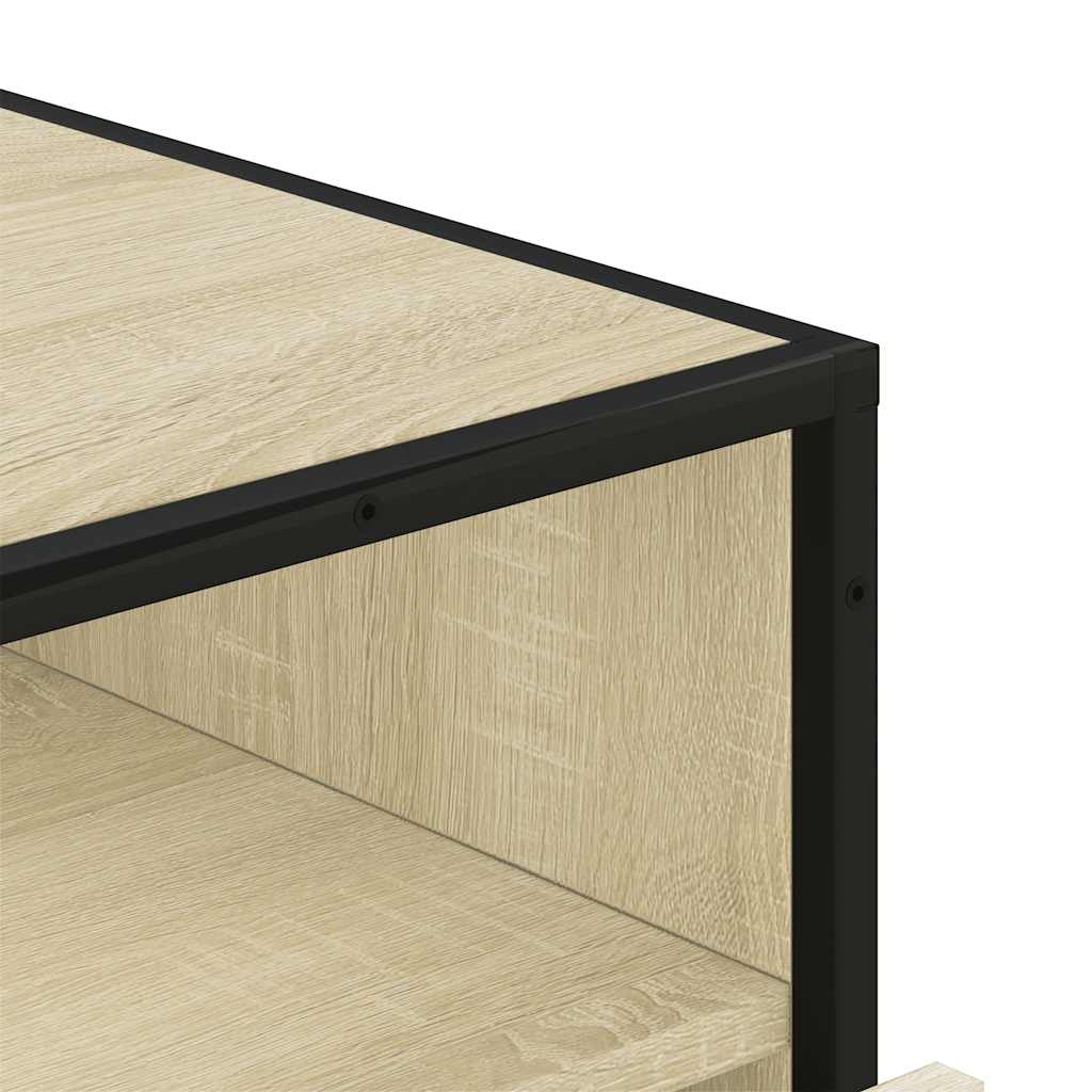 Kommode sonoma eik 70x41x70 cm konstruert tre