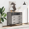 Kommode grå sonoma 70x41x70 cm konstruert tre