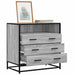 Kommode grå sonoma 70x41x70 cm konstruert tre
