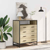 Kommode sonoma eik 70x41x83,5 cm konstruert tre