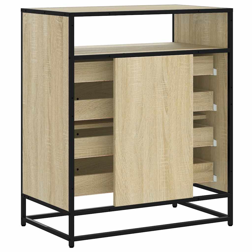 Kommode sonoma eik 70x41x83,5 cm konstruert tre