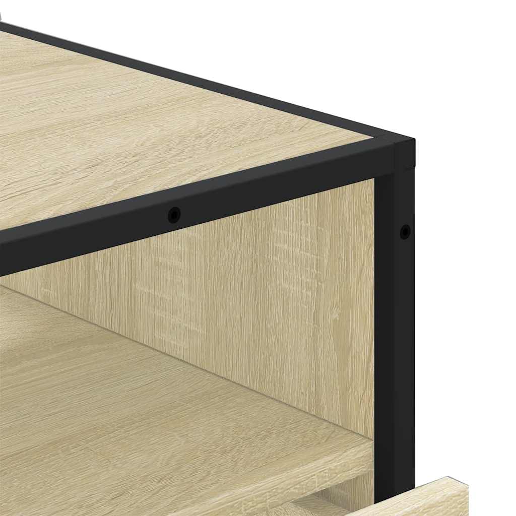 Kommode sonoma eik 70x41x83,5 cm konstruert tre
