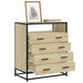 Kommode sonoma eik 70x41x83,5 cm konstruert tre