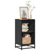 Bokhylle svart 40x35x76 cm konstruert tre