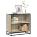 Bokhylle sonoma eik 80,5x35x76 cm konstruert tre