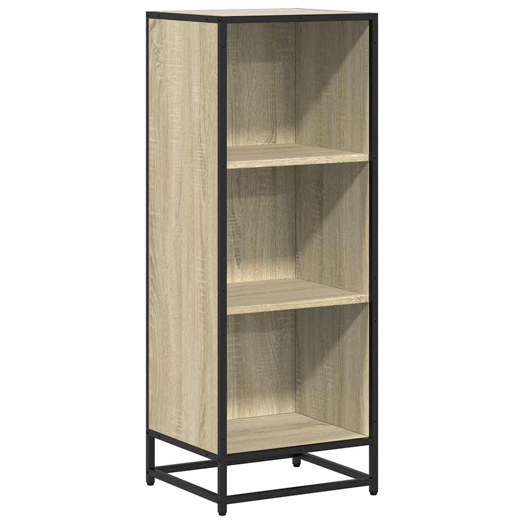 Bokhylle sonoma eik 40x35x107,5 cm konstruert tre