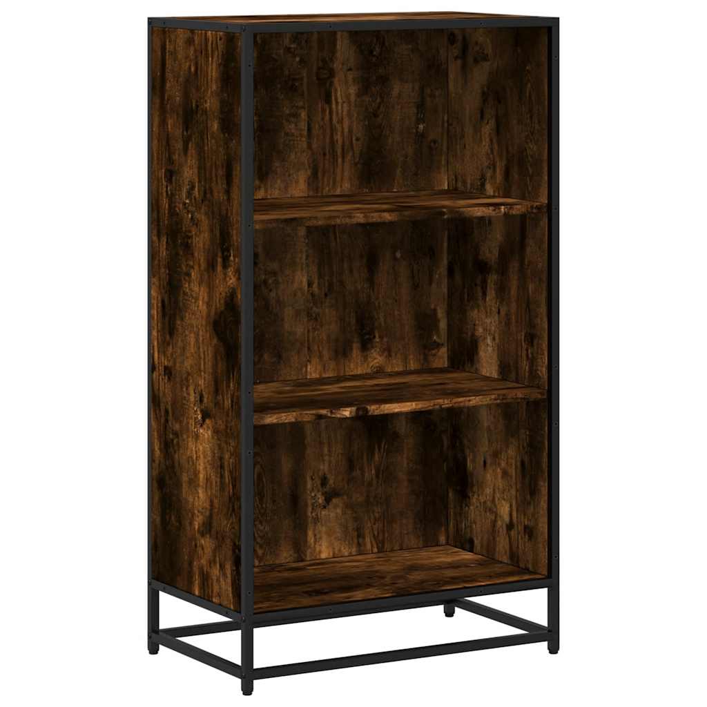 Bokhylle røkt eik 60x35x107,5 cm konstruert tre