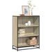 Bokhylle sonoma eik 80,5x35x107,5 cm konstruert tre