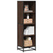 Bokhylle brun eik 40x35x139 cm konstruert tre