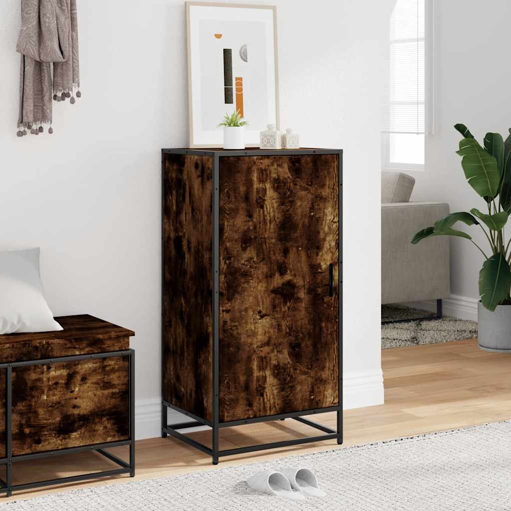 Skohylle røkt eik 48x38x97,5 cm konstruert tre