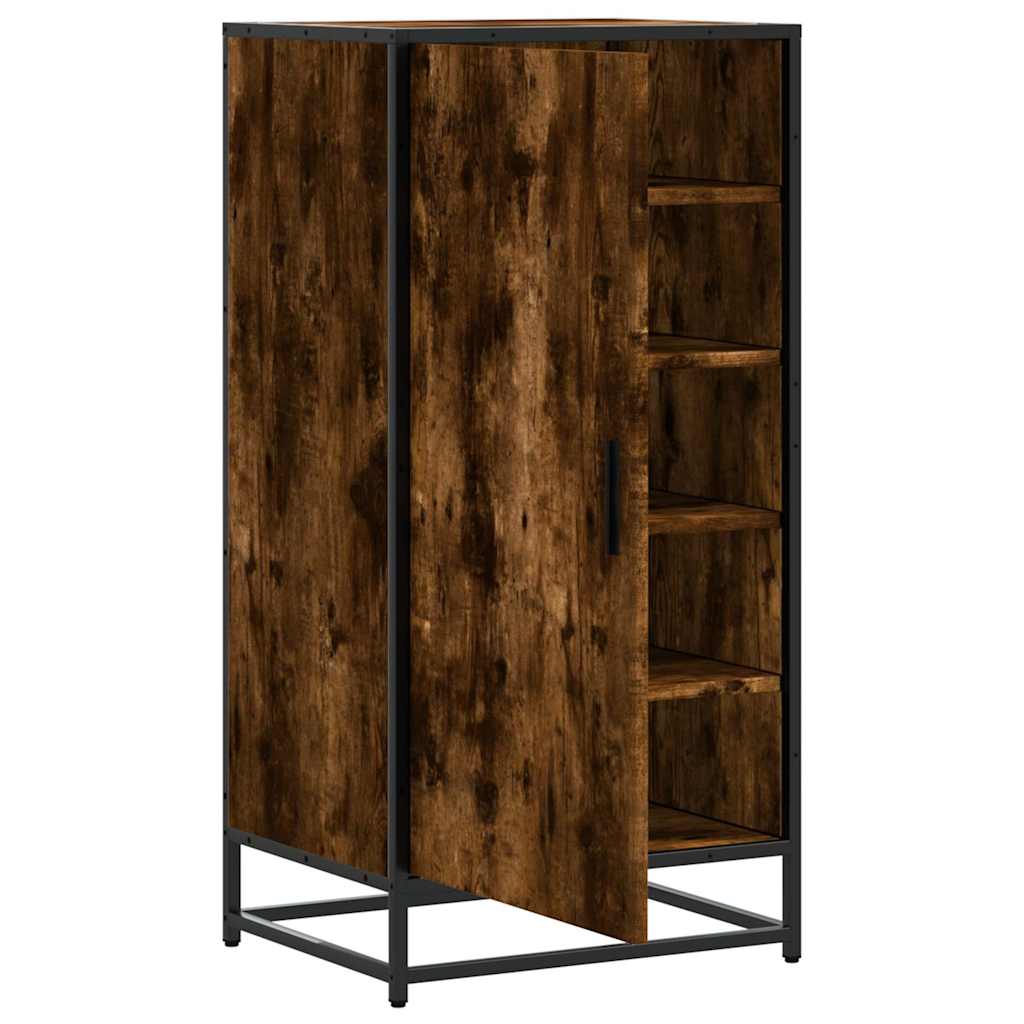 Skohylle røkt eik 48x38x97,5 cm konstruert tre