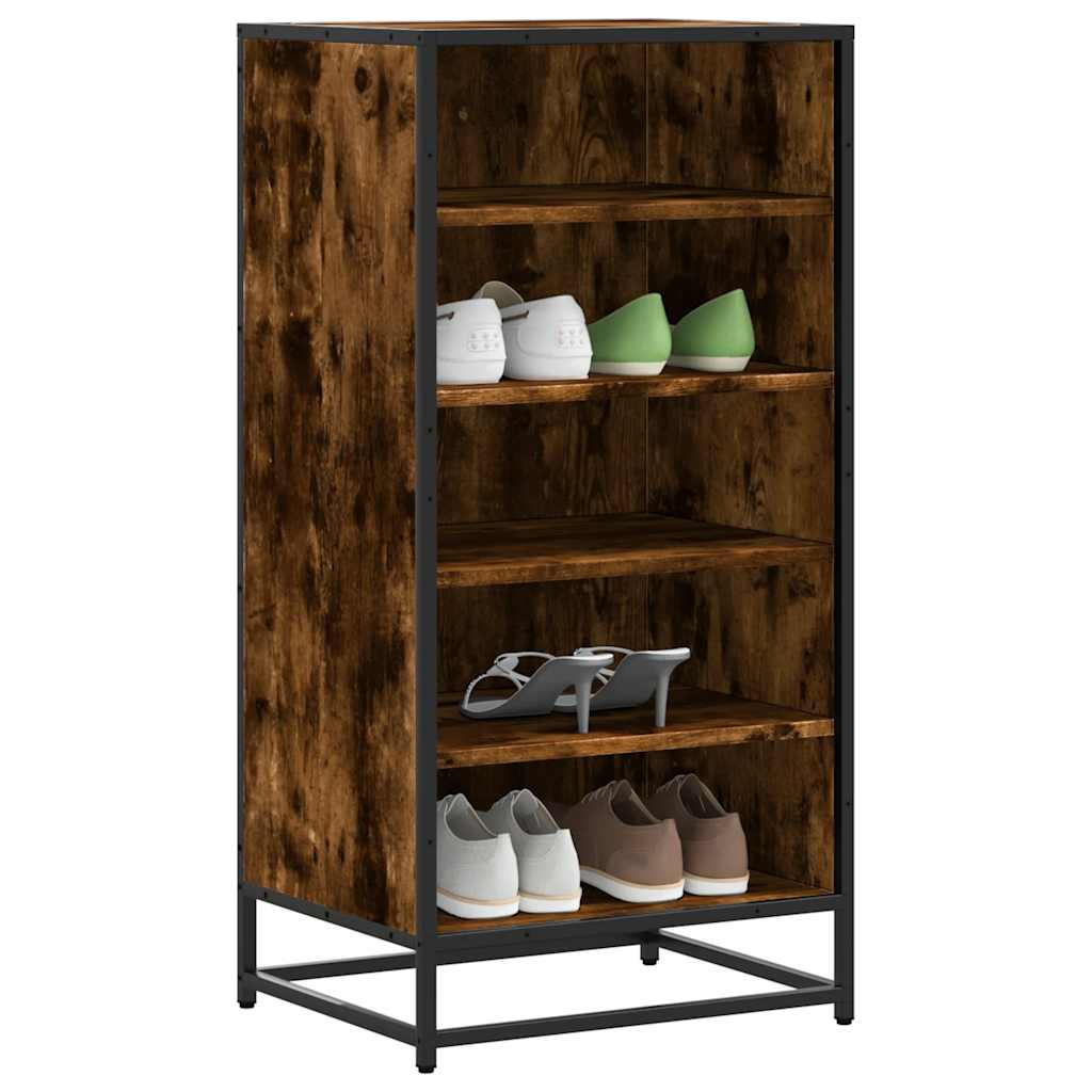 Skohylle røkt eik 48x38x97,5 cm konstruert tre