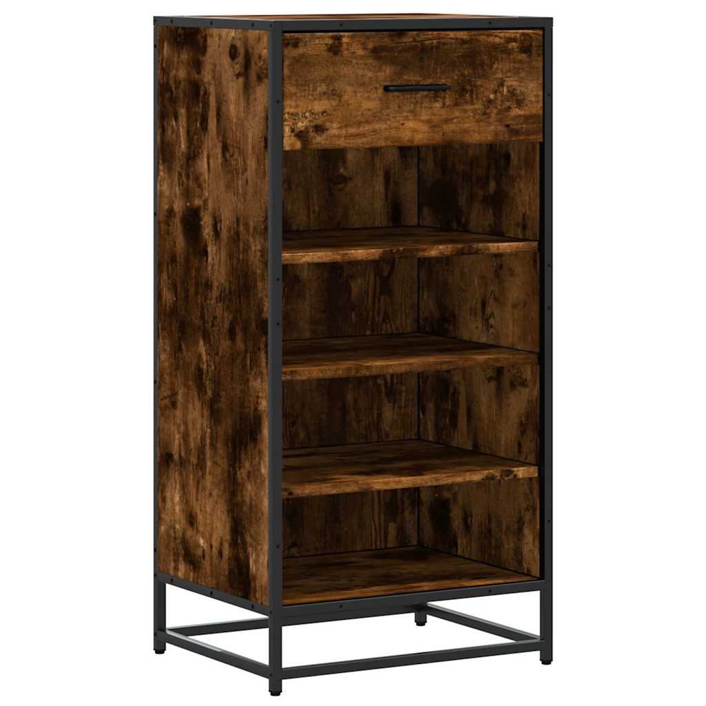 Skohylle røkt eik 48x38x97,5 cm konstruert tre