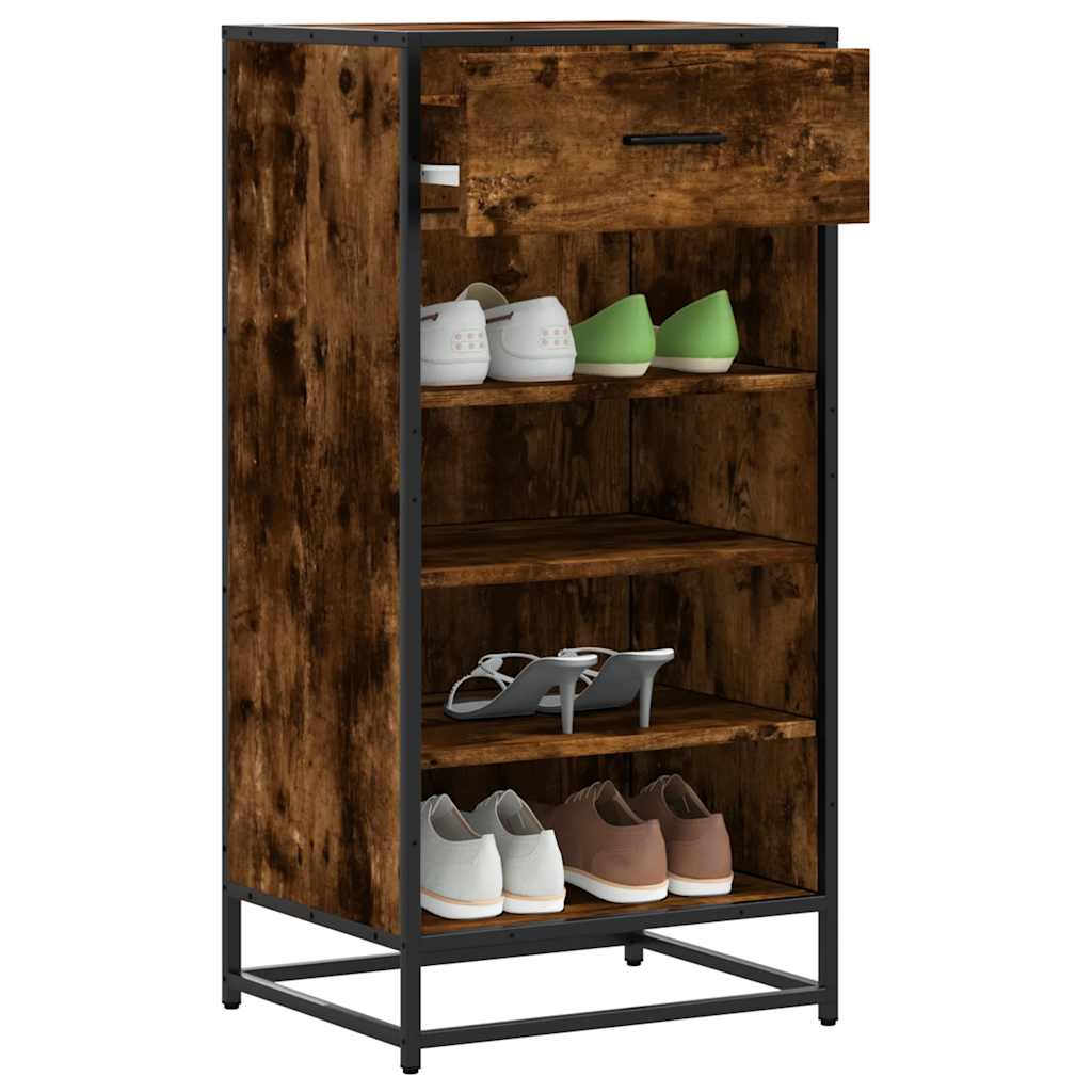 Skohylle røkt eik 48x38x97,5 cm konstruert tre