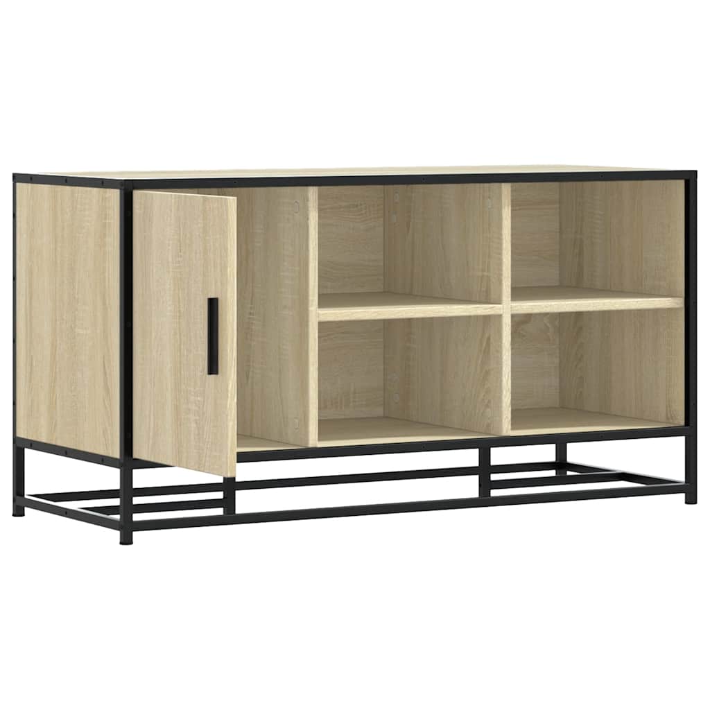 Skobenk sonoma eik 100x40x53,5 cm konstruert tre og metall