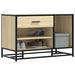 Skobenk sonoma eik 80x40x53,5 cm konstruert tre og metall